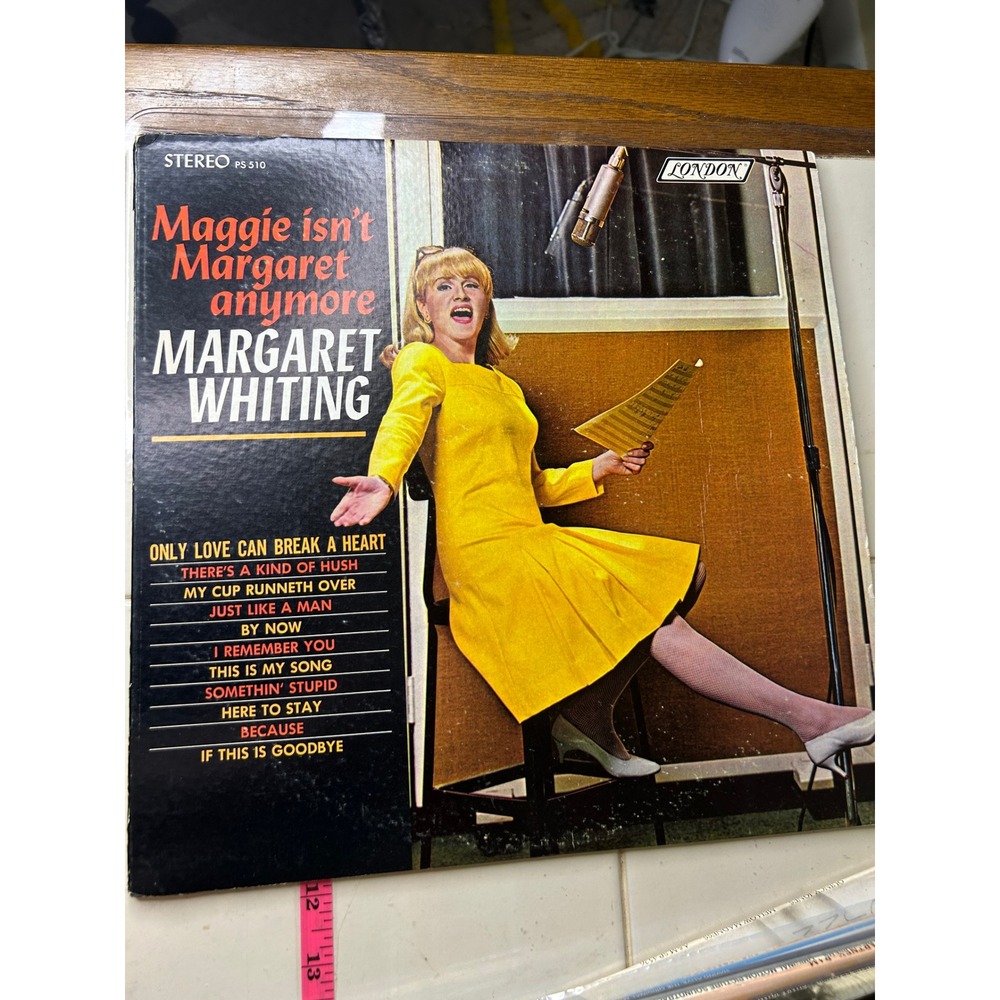 Margaret Whiting Maggie Isn't Margaret Anymore Vinyl Record LP‎ London PS 510